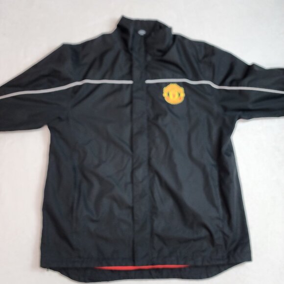 Manchester United FC Soccer Football Windbreaker Jacket Mens XL - Picture 7 of 9